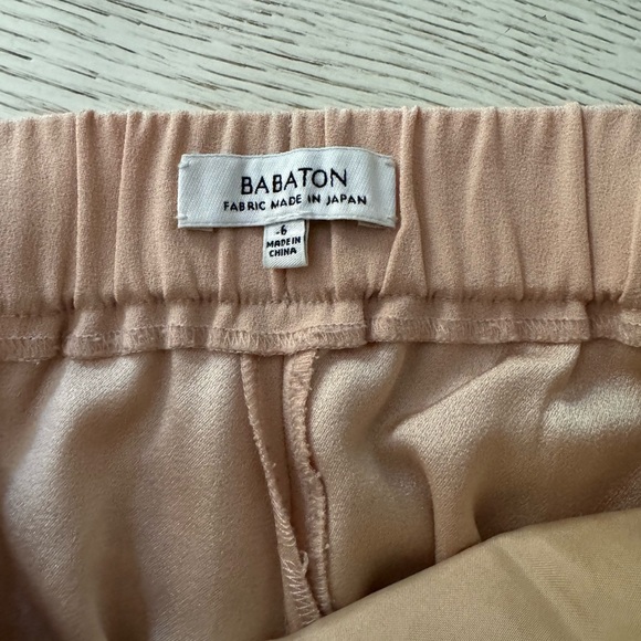 Aritzia Babaton Peach/Pink Dress Pants - Size 6
Details: Elastic waist NWOT - Picture 4 of 4